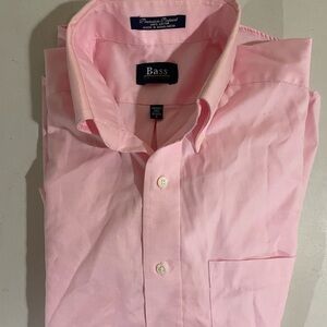 Men Bass Pink Cotton Shirt